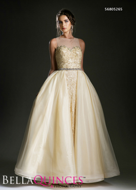 5265 prom dress champagne bella quinces photography