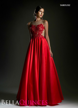 5202 prom dress red bella quinces photography
