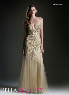 5151 prom dress gold bella quinces photography
