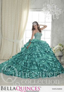 26840 teal quinceanera collection bellaquinces photography