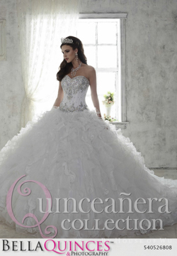 26808 white quinceanera collection bellaquinces photography