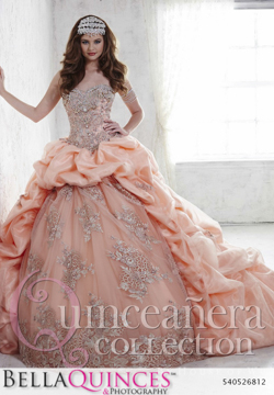 26812 peach quinceanera collection bellaquinces photography