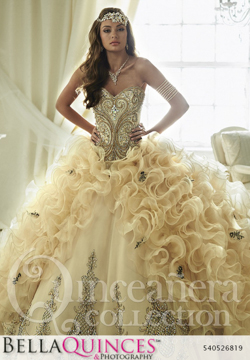 26819 gold quinceanera collection bellaquinces photography