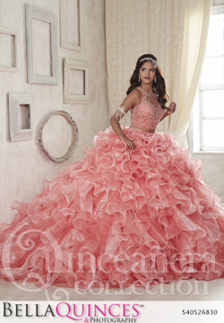 26830 peach quinceanera collection bellaquinces photography