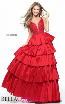 50719 prom glam red bella quinces photography
