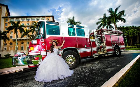 Bella Quinces Photography in Miami, Quinces Photography themes in Biltmore Hotel