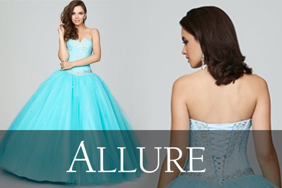 Allure designer quinces dresses