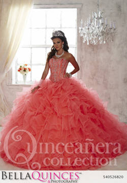 26820 coral quinceanera collection bellaquinces photography